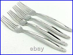 Oneida Wedgwood Intrigue 4-Dinner Forks 18/10 Stainless Steel 8 5/8 Long Heavy