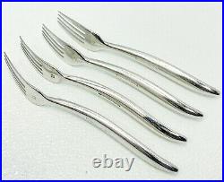 Oneida Wedgwood Intrigue 4-Dinner Forks 18/10 Stainless Steel 8 5/8 Long Heavy