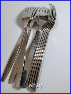 Oneida Will O' Wisp Stainless Flatware Set 59 piece