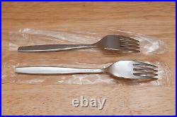 Oneida Will O' Wisp (cube) stainless flatware 5 pc place setting NOS with box