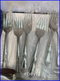 Oneida Wm A Rogers Fenway Daydream Stainless NIP 84 Pieces