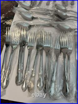 Oneida Wm A Rogers Fenway Daydream Stainless NIP 84 Pieces