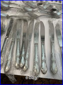 Oneida Wm A Rogers Fenway Daydream Stainless NIP 84 Pieces