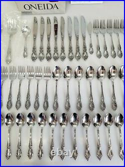Oneida Wordsworth 53-Piece Set 18/8 Stainless Flatware Service for 8 Made in USA
