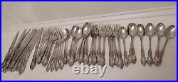 Oneida Wordsworth Stainless Flatware USA 56 Piece Silverware See Pictures