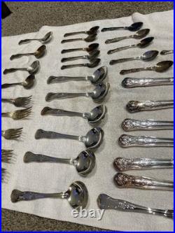 Oneida kings stainless steel flatware set