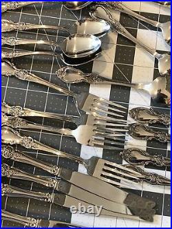 Oneida louisiana stainless flatware 20 piece set in box service for 4