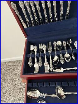 Oneida michelangelo stainless flatware set- 10 Place Settings With 3 Serving Pcs