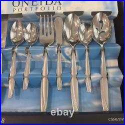 Oneida portfolio 45 piece stainless steel flatware (Camlynn)