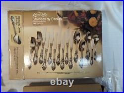 Oneida stainless flatware, 50 Pc For 8, Wordworth