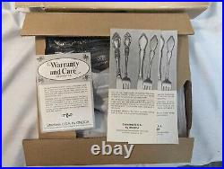 Oneida stainless flatware, 50 Pc For 8, Wordworth