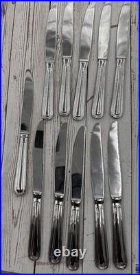 Oneida stainless flatware 8 Place settings 49 Pcs Nice Weight 18/10 set