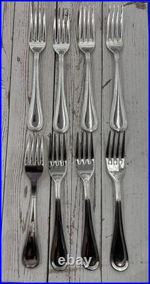Oneida stainless flatware 8 Place settings 49 Pcs Nice Weight 18/10 set