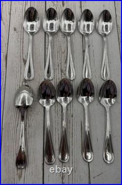 Oneida stainless flatware 8 Place settings 49 Pcs Nice Weight 18/10 set