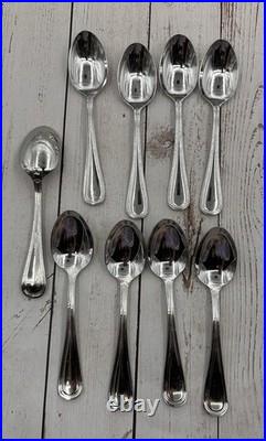 Oneida stainless flatware 8 Place settings 49 Pcs Nice Weight 18/10 set