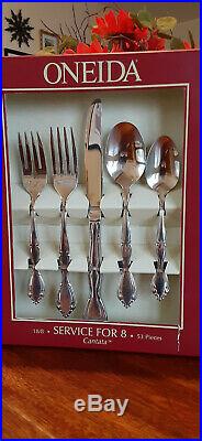 Oneida stainless flatware Cantata 53 ps