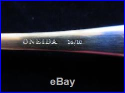 Oneida stainless flatware Satin Garnet 50 pieces total 18-10