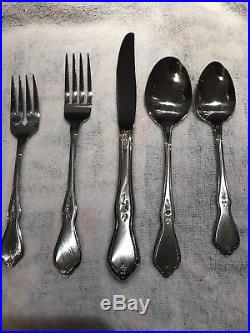 Oneida stainless flatware service for 12