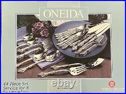 Oneida stainless flatware set for 8 Michelangelo