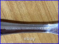 Oneida vintage Viola Viola stainless steel 88 piece flatware set