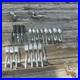 Oneidacraft Deluxe Stainless Flatware Capistrano Rose Silverware Oneida 42pc Set