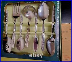 Original Oneida VNTG Stainless Silverware Set In Box WithOriginal Receipt Unused