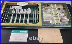 Original Oneida VNTG Stainless Silverware Set In Box WithOriginal Receipt Unused