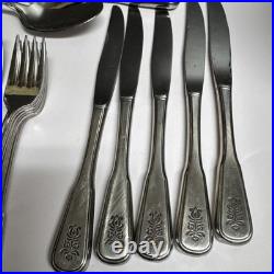 Pfaltzgraff Village Stainless Flatware Oneida 40 Piece Set
