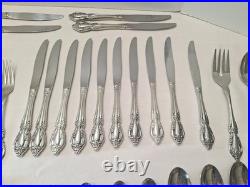 RAPHAEL by Oneida Distinction Deluxe Stainless HH Flatware 88 Pcs. Discontinued