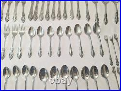 RAPHAEL by Oneida Distinction Deluxe Stainless HH Flatware 88 Pcs. Discontinued
