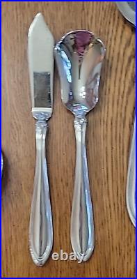 Royal Manor by Oneida Silver 32 pc Mixed Set 18/10 Stainless Glossy Silverware