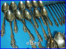 SERVICE for 8 Oneida RAPHAEL Distinction Deluxe HH Stainless Flatware 81 Pieces