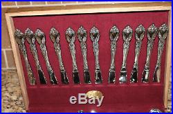 Service For 12 98 Pcs ONEIDA LOUISIANA Stainless Steel Flatware With Box