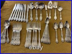 Service For 7 +Serving Set & Xtras Oneida Oneidaware ANTHEM Stainless Flatware
