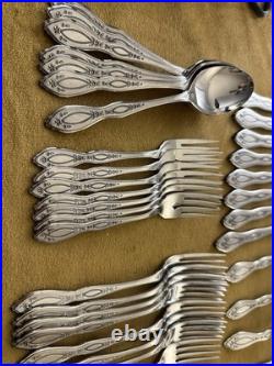 Service For 7 +Serving Set & Xtras Oneida Oneidaware ANTHEM Stainless Flatware