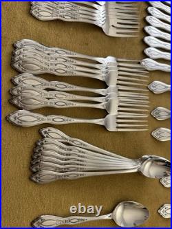 Service For 7 +Serving Set & Xtras Oneida Oneidaware ANTHEM Stainless Flatware