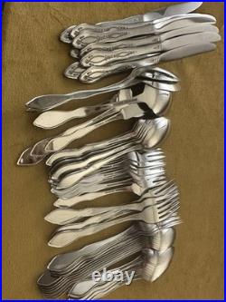 Service For 7 +Serving Set & Xtras Oneida Oneidaware ANTHEM Stainless Flatware