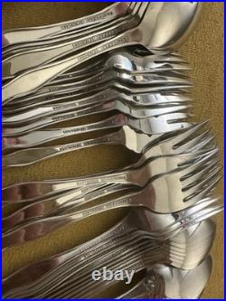 Service For 7 +Serving Set & Xtras Oneida Oneidaware ANTHEM Stainless Flatware