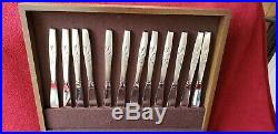 Service for 12, 114 pcs WILL O' WISP Stainless Flatware Set by ONEIDA, unused