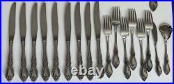 Set Of 53 Oneida Louisiana Forks-Knives-Spoons-Serving Community Stainless USA