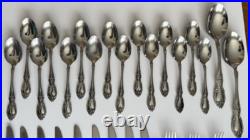 Set Of 53 Oneida Louisiana Forks-Knives-Spoons-Serving Community Stainless USA