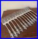 Set of 12 Oneida Distinction Deluxe HH Raphael Stainless Dinner Forks 7.25