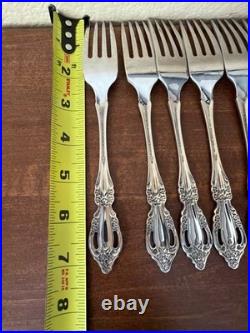 Set of 12 Oneida Distinction Deluxe HH Raphael Stainless Dinner Forks 7.25 Set of 12 Oneida Distinction Deluxe HH Raphael Stainless Dinner Forks 7.25