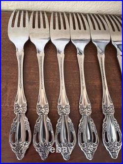 Set of 12 Oneida Distinction Deluxe HH Raphael Stainless Dinner Forks 7.25 Set of 12 Oneida Distinction Deluxe HH Raphael Stainless Dinner Forks 7.25