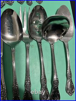 Set of 56 piece Distinction Deluxe by Oneida HH stainless steel flatware