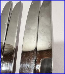 Set of 61 Oneida FLOURISH 18/10 Stainless Rope Forks Knives Spoon Serving Rare