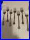 Set of 8 Oneida Deluxe ALEXIS Stainless 6 3/4 Salad Forks Flatware Ribbon