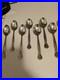 Set of 8 Oneida Deluxe ALEXIS Stainless Place Soup Spoons Flatware Ribbon