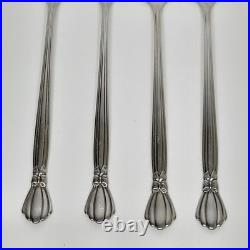 Set of 8 Oneida Deluxe Alexis Stainless 7 5/8 Iced Tea Spoons Flatware Ribbon Set of 8 Oneida Deluxe Alexis Stainless 7 5/8 Iced Tea Spoons Flatware Ribbon