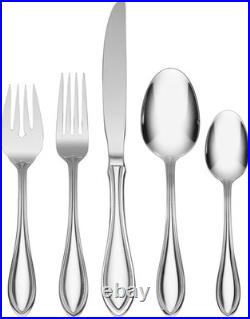 Silverware Set For 8, American Harmony 45-Piece Everyday Flatware Set with Silverware Set For 8, American Harmony 45-Piece Everyday Flatware Set with